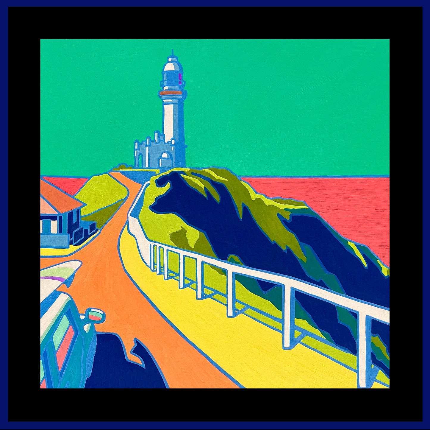 On the Lighthouse Rd.-Art Scarf