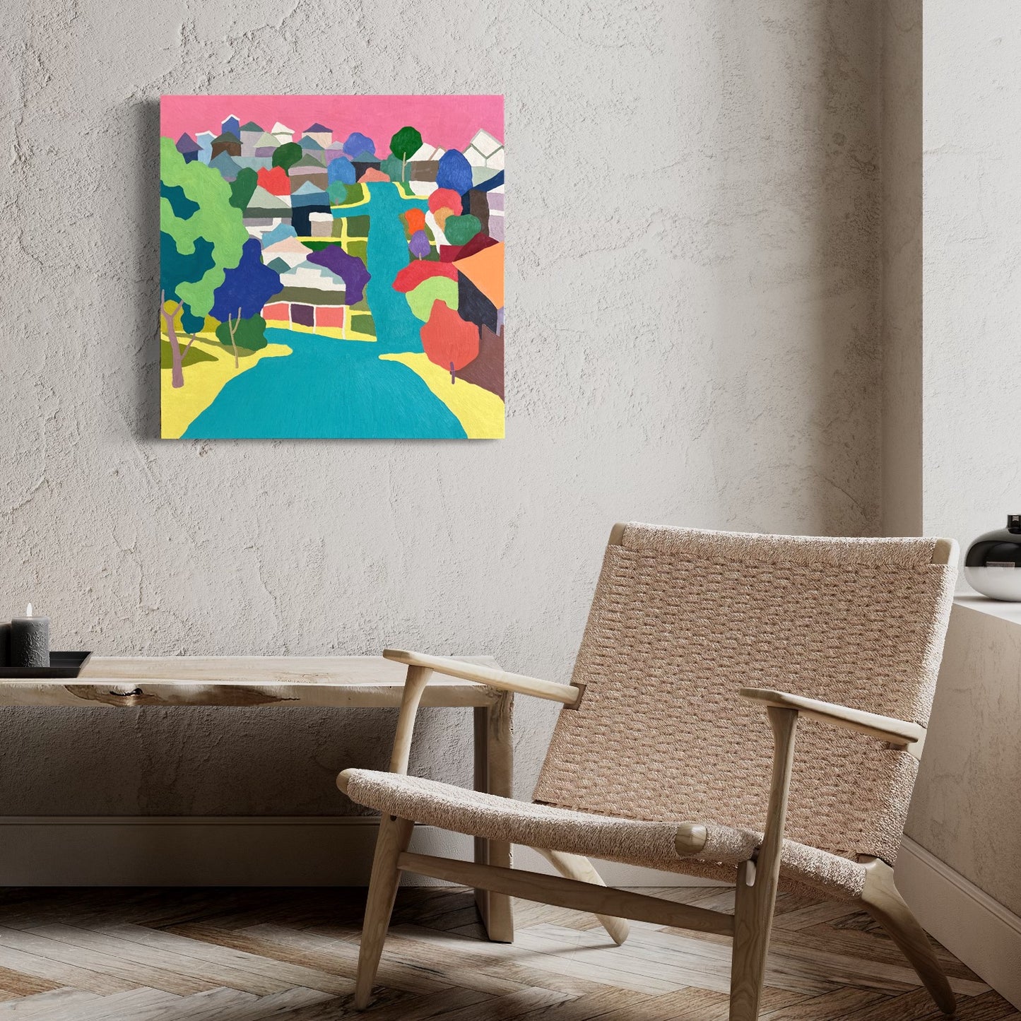 Downhill at Laura St.