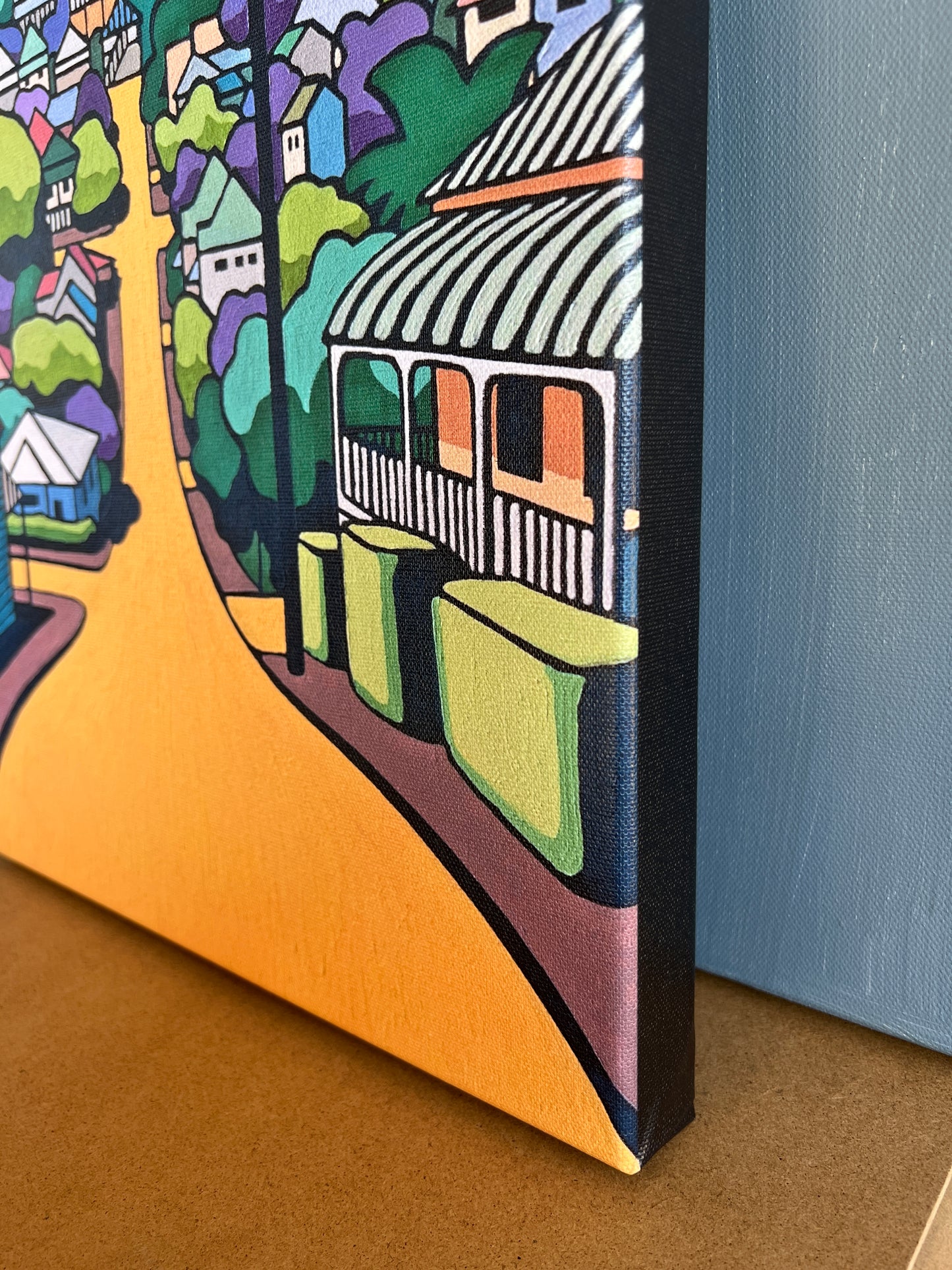 Walking down  the Martha St. 112