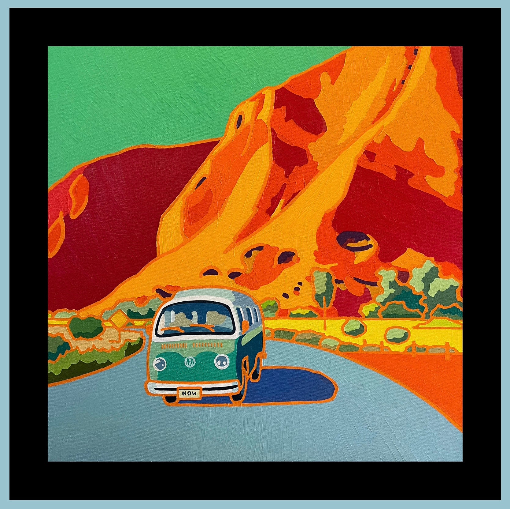 To the Centre of the World-Silk Scarf