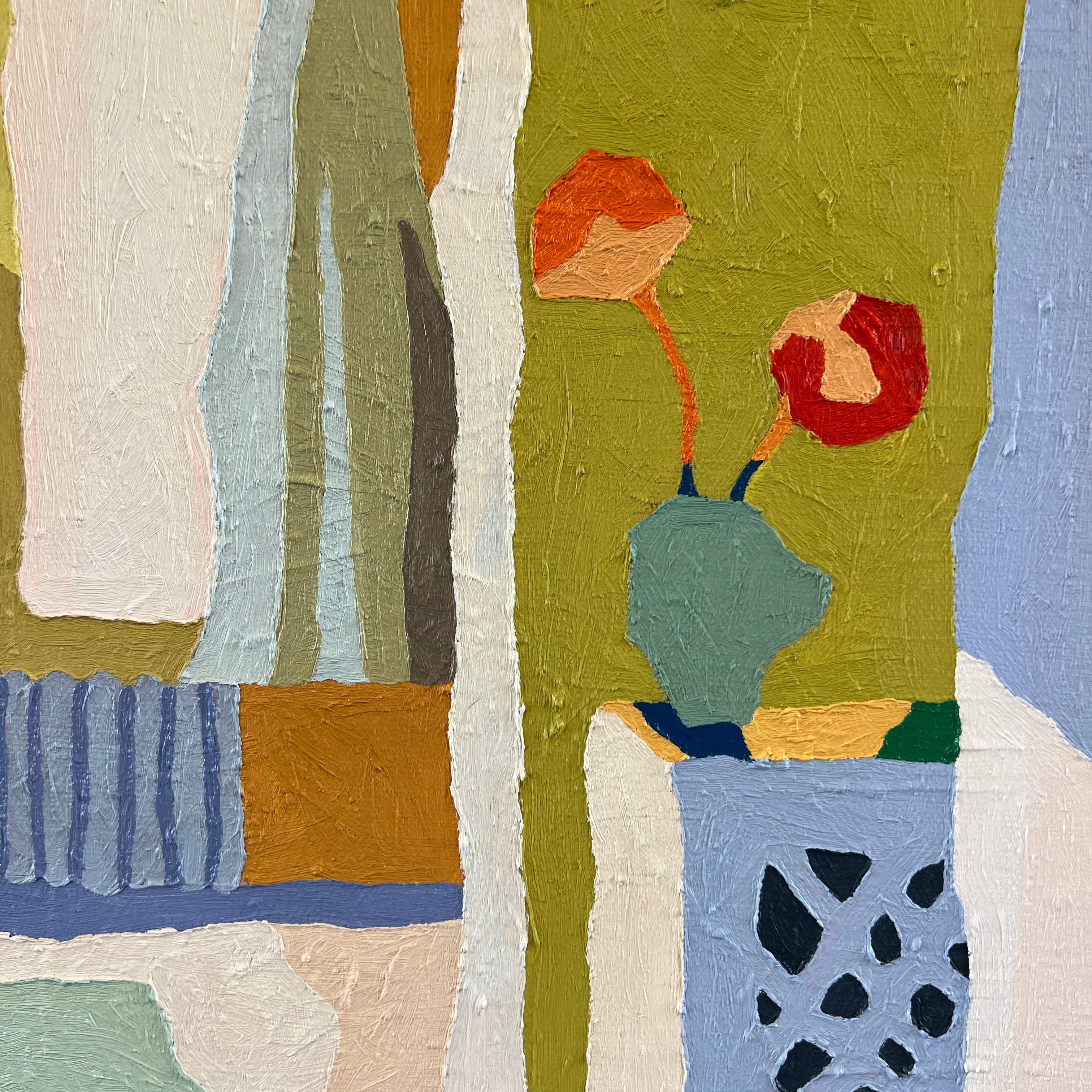 Poppies in the hallway