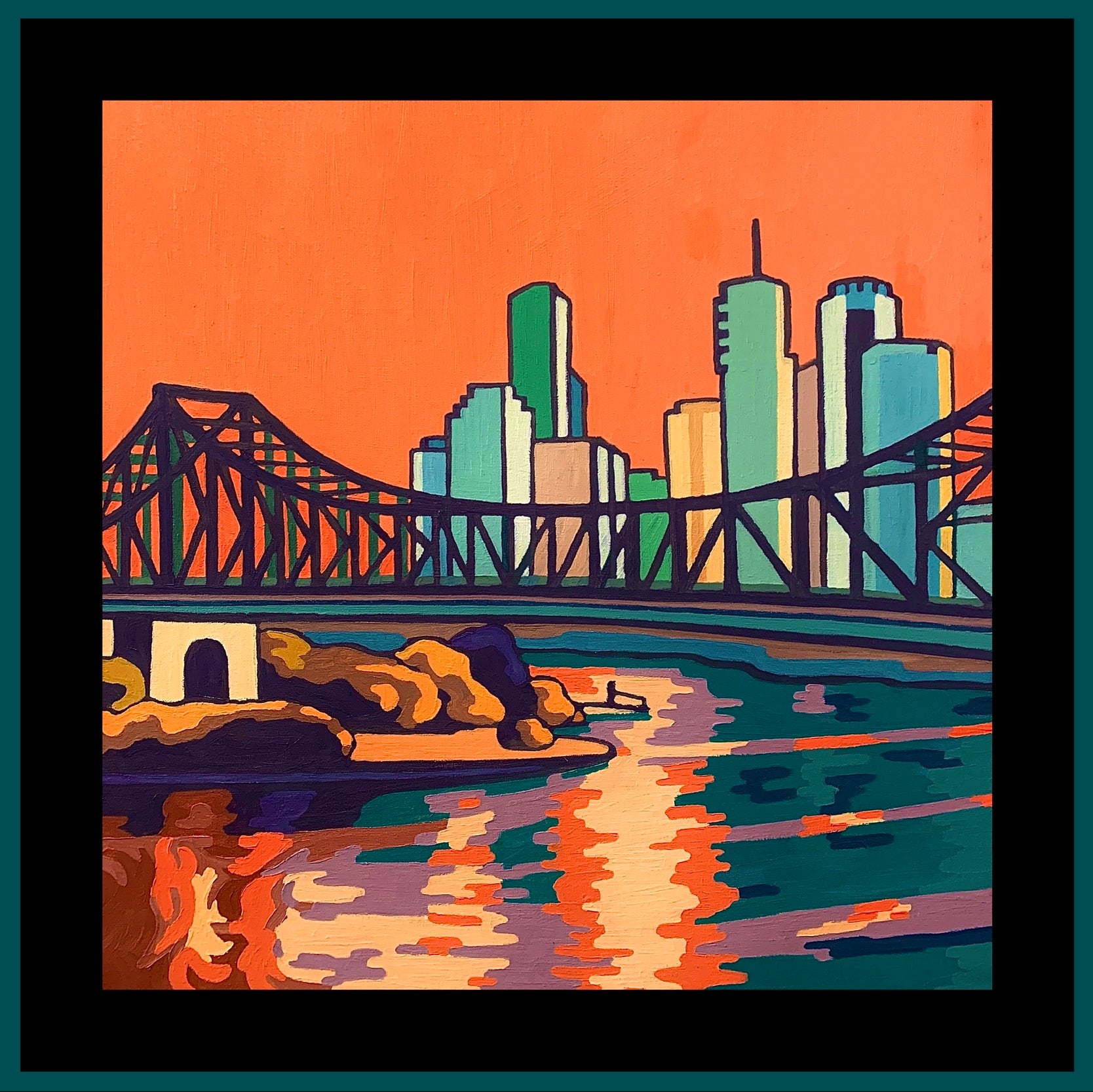 Way Back Home- Silk Scarf