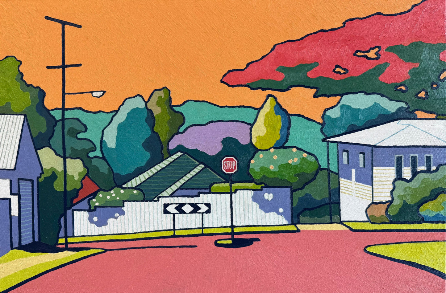 Turning right at the Stanhope St.