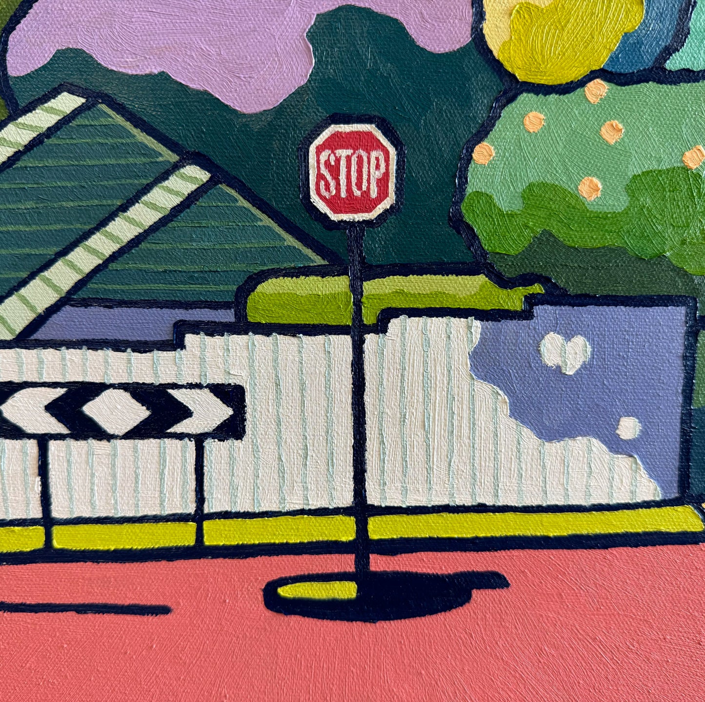 Turning right at the Stanhope St.