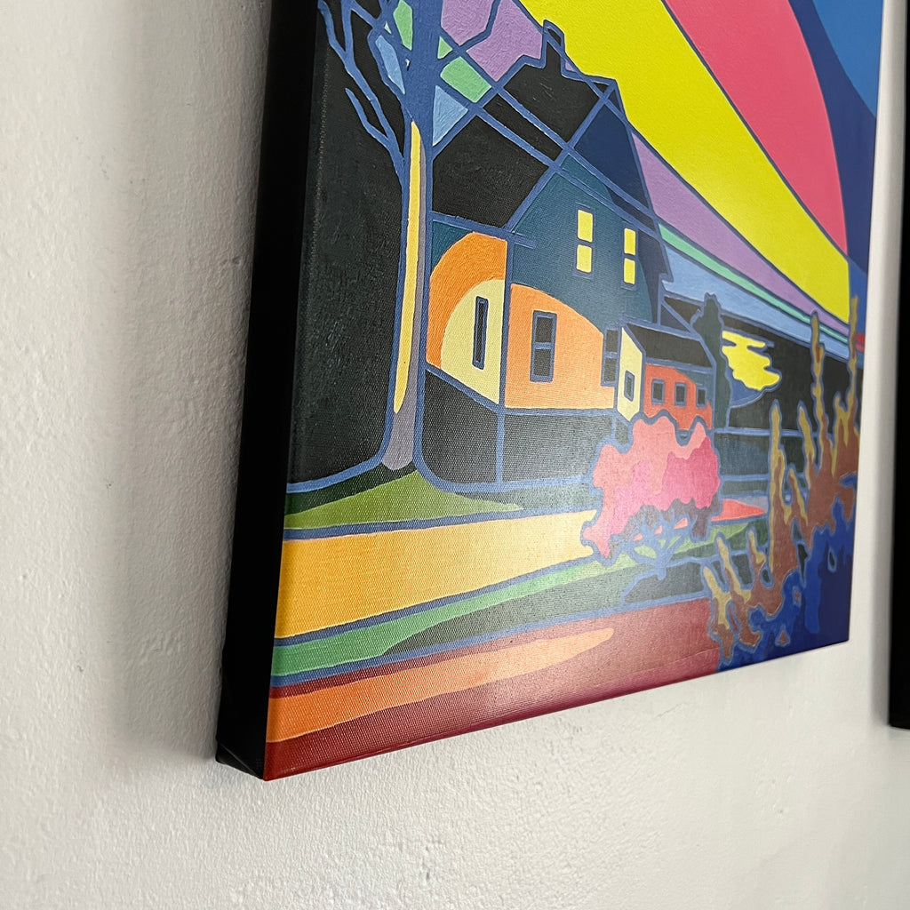 Walking under full moon 201