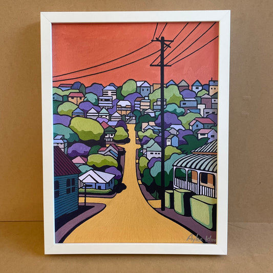 Walking down the Martha St. 017-Ayleekim Art Print