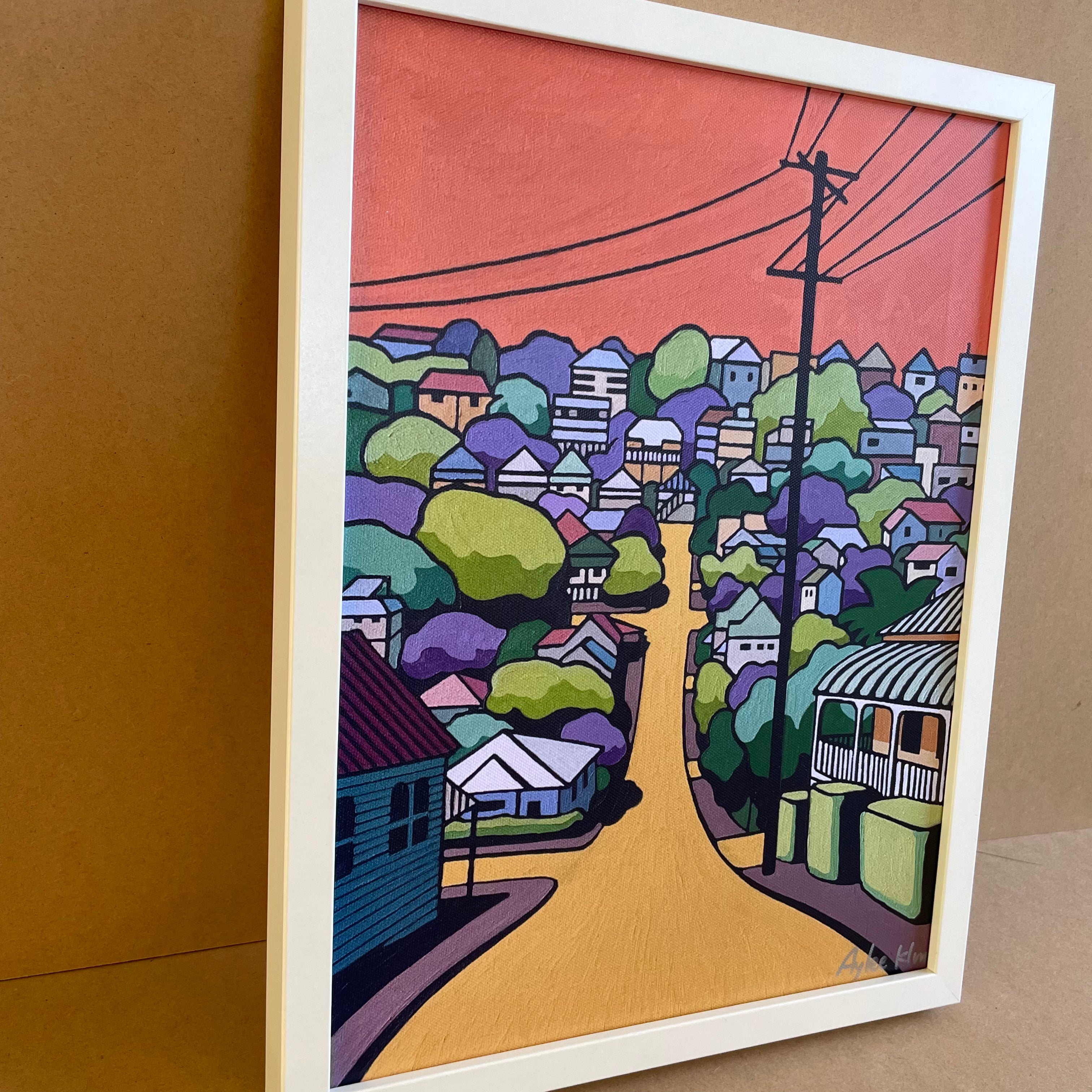 Walking down the Martha St. 017-Ayleekim Art Print